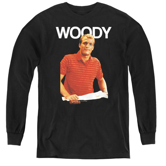 Cheers Woody Long Sleeve Kids Youth T Shirt Black Officially Licensed