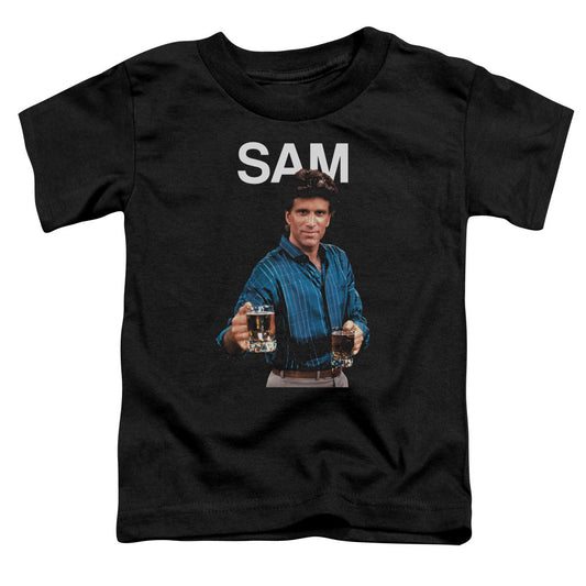 Cheers Sam Toddler Kids Youth T Shirt Black Officially Licensed