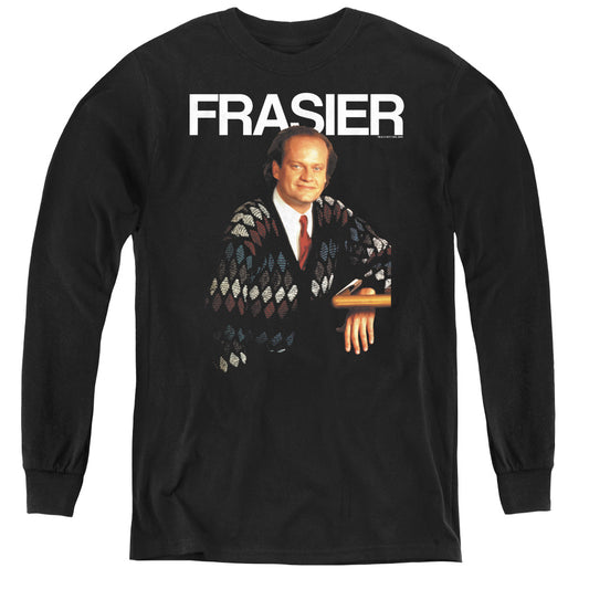 Cheers Frasier Long Sleeve Kids Youth T Shirt Black Officially Licensed