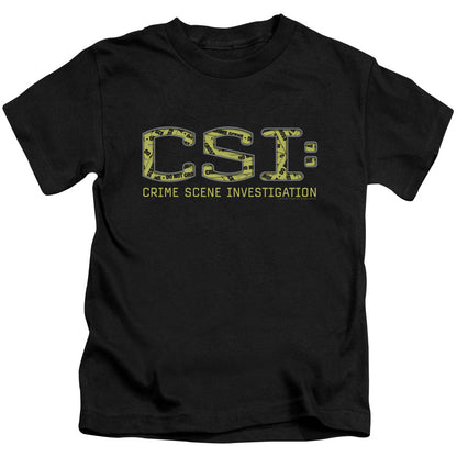 Csi Collage Logo Juvenile Kids Youth T Shirt Black Officially Licensed