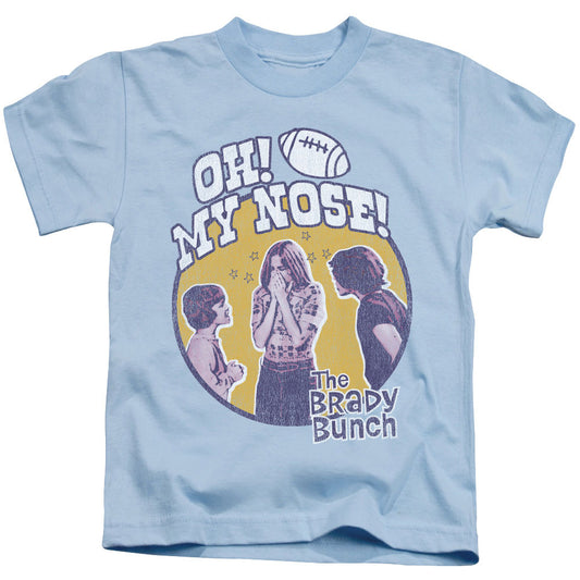 Brady Bunch My Nose Juvenile Kids Youth T Shirt Light Blue Officially Licensed