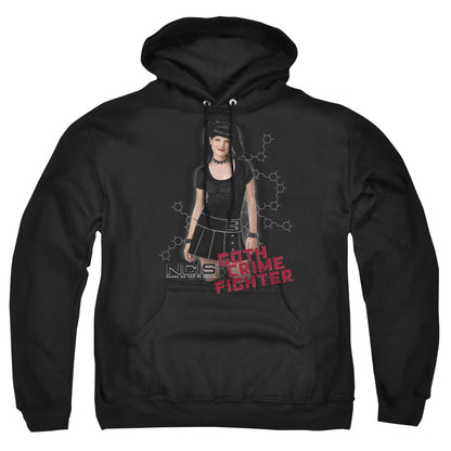 Ncis Goth Crime Fighter Mens Hoodie Black Officially Licensed
