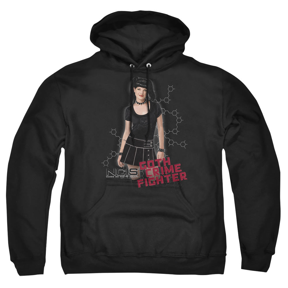 Ncis Goth Crime Fighter Mens Hoodie Black Officially Licensed