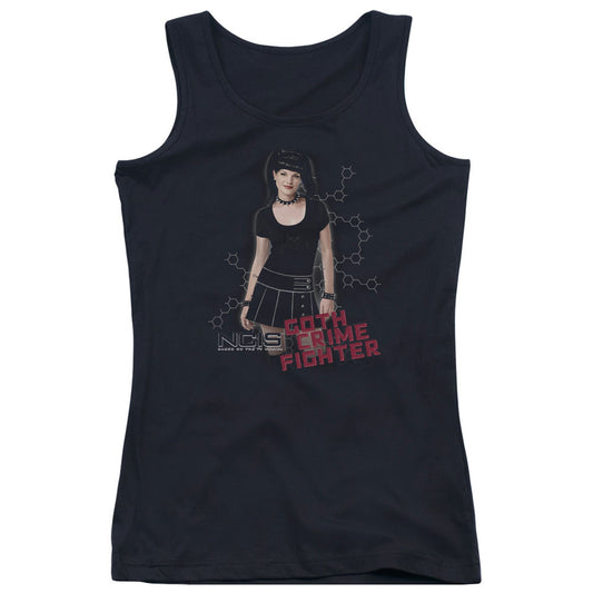 Ncis Goth Crime Fighter Womens Tank Top Shirt Black