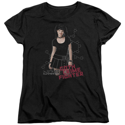 Ncis Goth Crime Fighter Womens T Shirt Black Officially Licensed