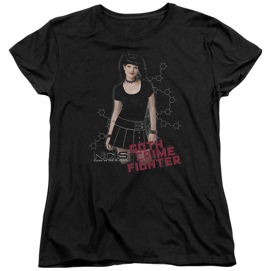 Ncis Goth Crime Fighter Womens T Shirt Black Officially Licensed