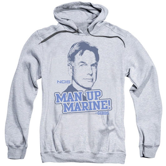 Ncis Man Up Mens Hoodie Athletic Heather Officially Licensed