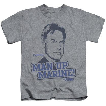 Ncis Man Up Juvenile Kids Youth T Shirt Athletic Heather Officially Licensed