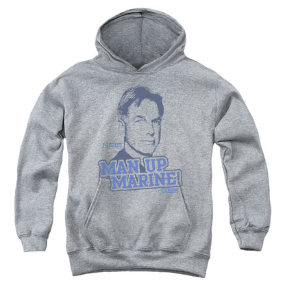 Ncis Man Up Kids Youth Hoodie Heather Officially Licensed
