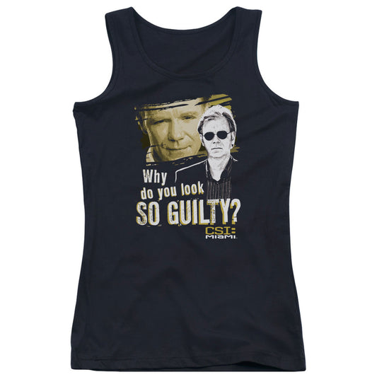 Csi Miami So Guilty Womens Tank Top Shirt Black