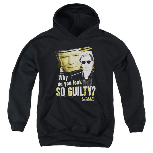 Csi Miami So Guilty Kids Youth Hoodie Black Officially Licensed