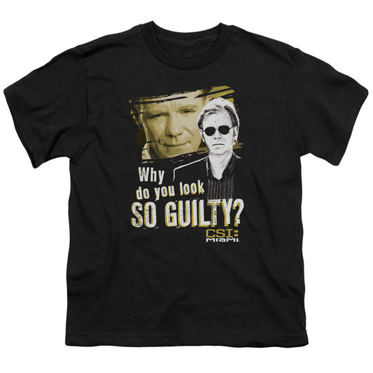 Csi Miami So Guilty Kids Youth T Shirt Black Officially Licensed