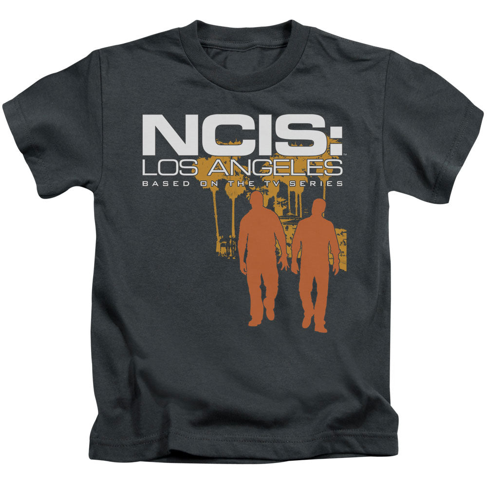 Ncis:la Slow Walk Juvenile Kids Youth T Shirt Charcoal Officially Licensed