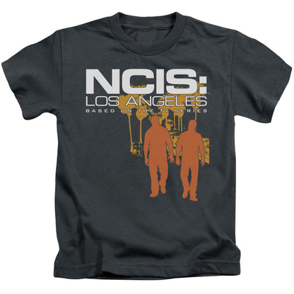 Ncis:la Slow Walk Juvenile Kids Youth T Shirt Charcoal Officially Licensed