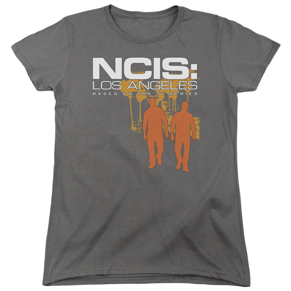 Ncis:la Slow Walk Womens T Shirt Charcoal Officially Licensed