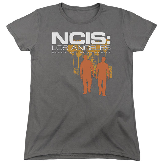 Ncis:la Slow Walk Womens T Shirt Charcoal Officially Licensed