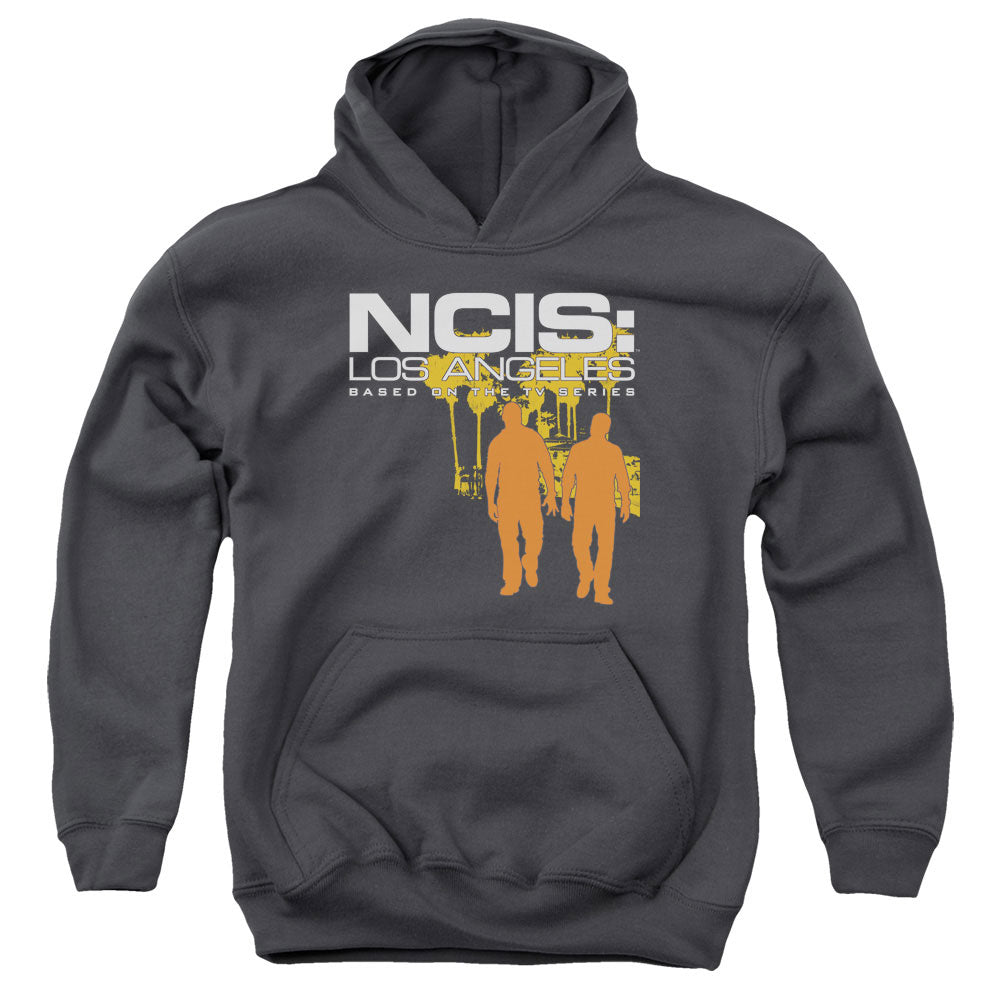 Ncis:la Slow Walk Kids Youth Hoodie Charcoal Officially Licensed