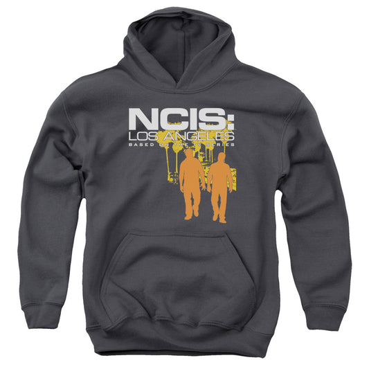 Ncis:la Slow Walk Kids Youth Hoodie Charcoal Officially Licensed