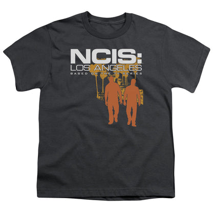 Ncis:la Slow Walk Kids Youth T Shirt Charcoal Officially Licensed