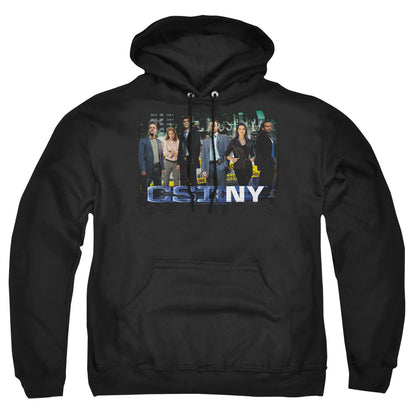 Csi Ny Cast Mens Hoodie Black Officially Licensed