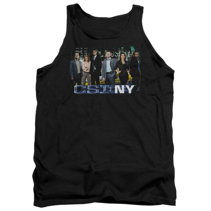 Csi Ny Cast Mens Tank Top Shirt Black