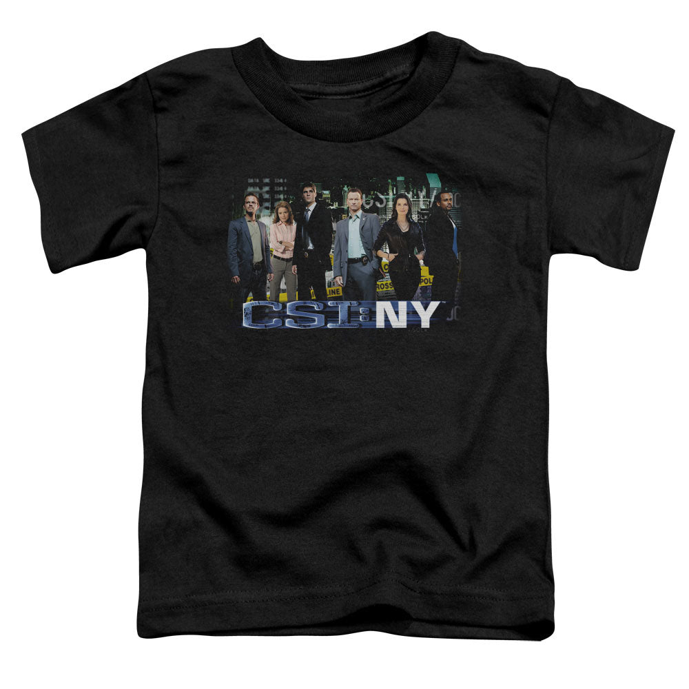 Csi Ny Cast Toddler Kids Youth T Shirt Black Officially Licensed