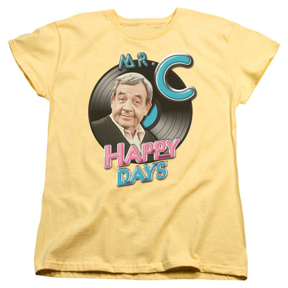 Happy Days Mr. C Womens T Shirt Banana Officially Licensed