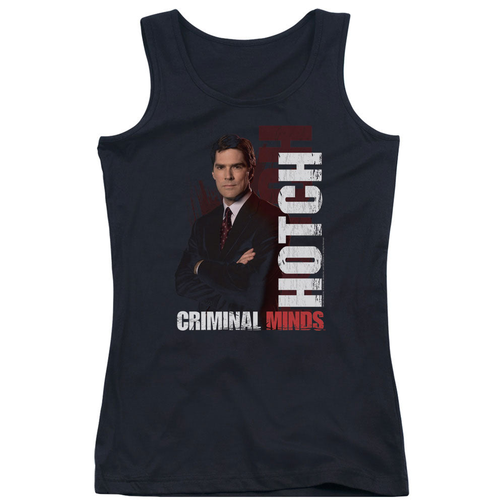 Criminal Minds Hotch Womens Tank Top Shirt Black