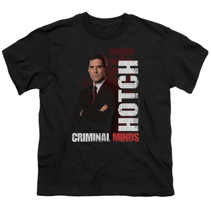 Criminal Minds Hotch Kids Youth T Shirt Black Officially Licensed