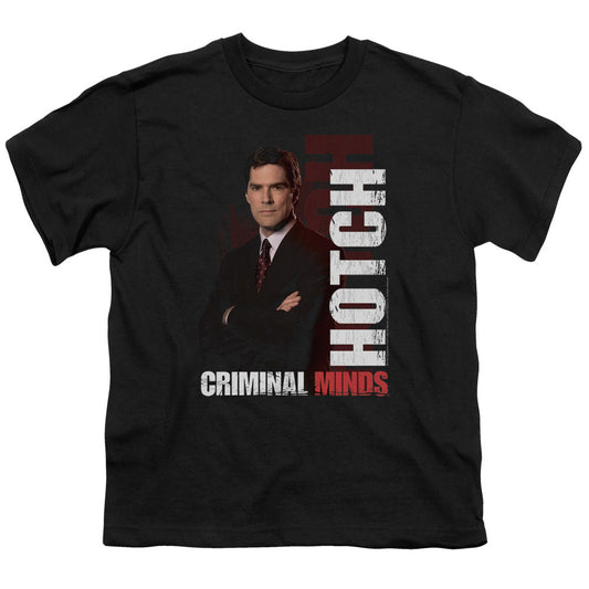 Criminal Minds Hotch Kids Youth T Shirt Black Officially Licensed