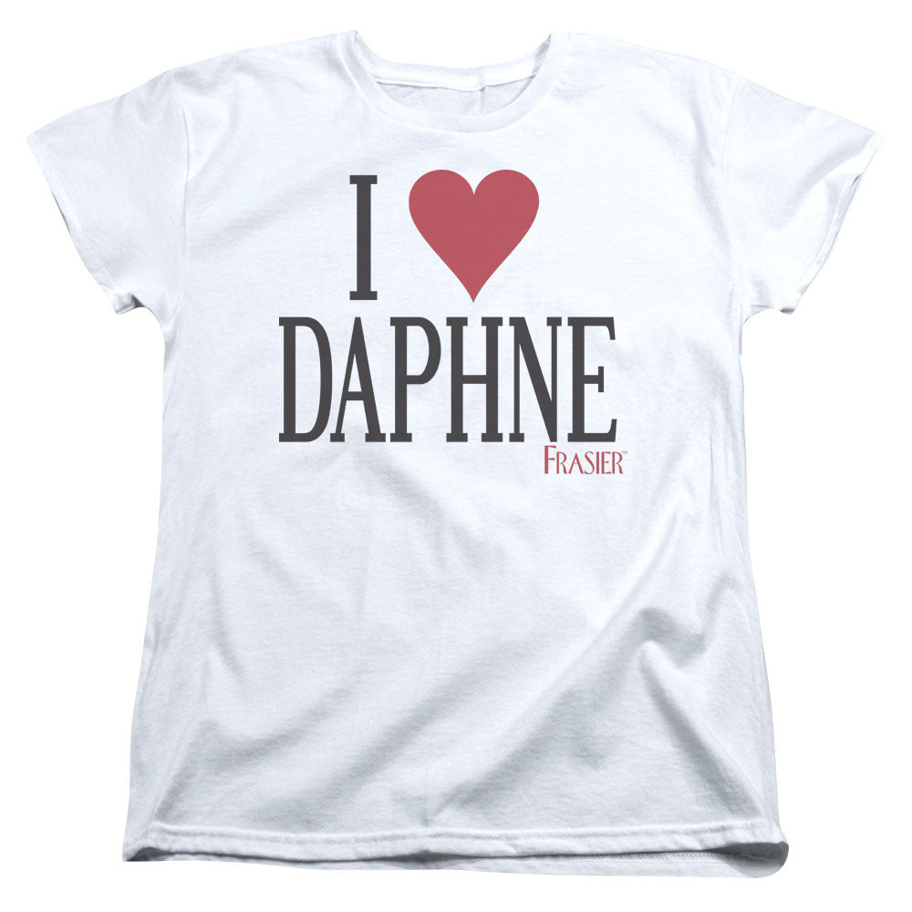 Frasier I Heart Daphne Womens T Shirt White Officially Licensed