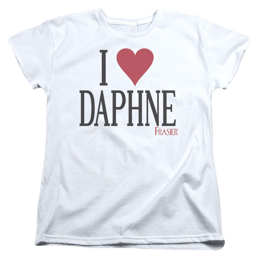 Frasier I Heart Daphne Womens T Shirt White Officially Licensed