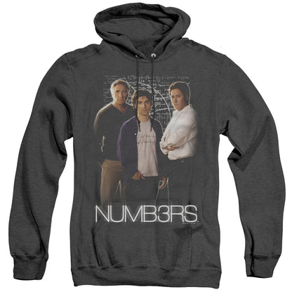 Numbers Equations Mens Heather Hoodie Black Officially Licensed