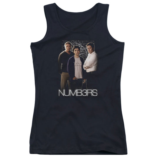 Numbers Equations Womens Tank Top Shirt Black