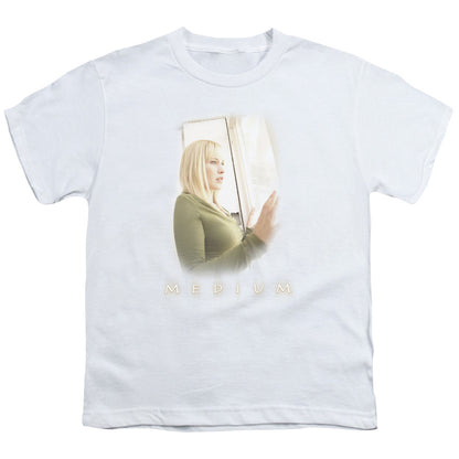 Medium White Light Kids Youth T Shirt White Officially Licensed
