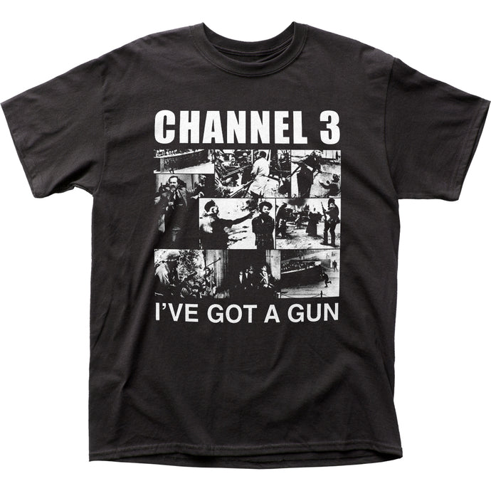 Channel 3 I’ve Got A Gun Mens T Shirt Black