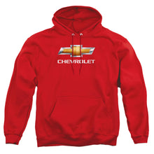 Load image into Gallery viewer, Chevrolet Chevy Bowtie Stacked Mens Hoodie Red