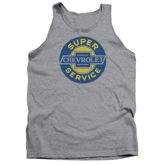 Chevrolet Chevy Super Service Mens Tank Top Shirt Athletic Heather