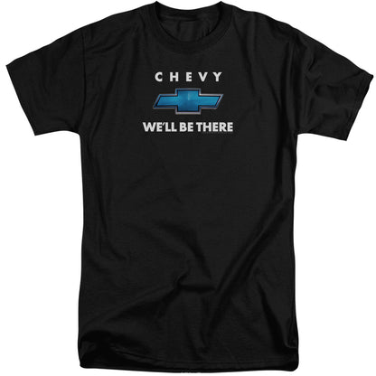 Chevrolet Well Be There Mens Tall T Shirt Black Officially Licensed