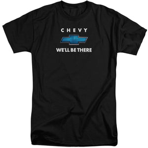 Chevrolet Well Be There Mens Tall T Shirt Black