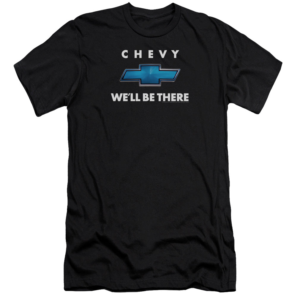 Chevrolet Well Be There Slim Fit Mens T Shirt Black