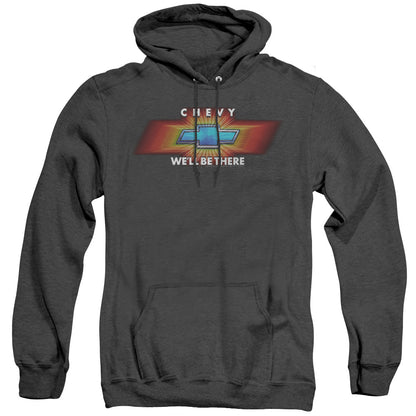 Chevrolet Chevy Well Be There Tv Spot Heather Mens Hoodie Black Officially Licensed