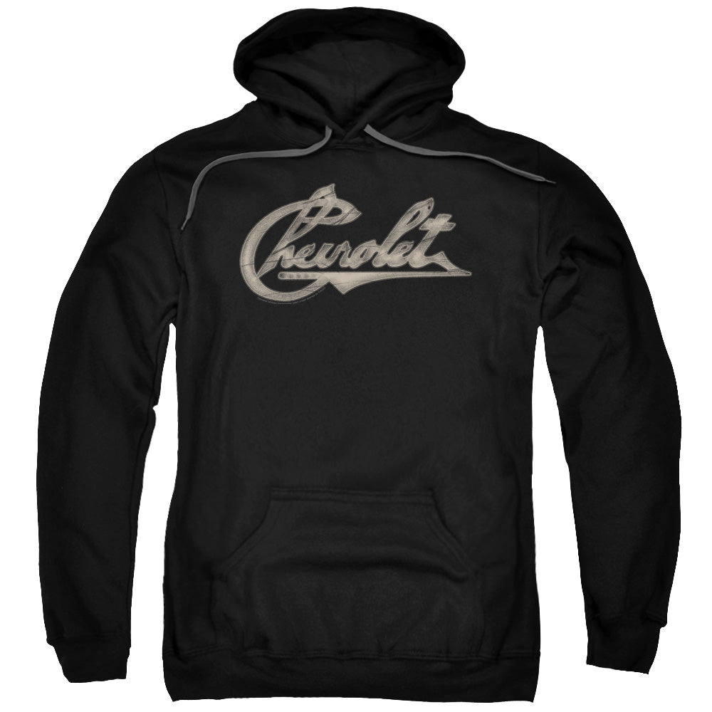 Chevrolet Chevy Script Mens Hoodie Black Officially Licensed