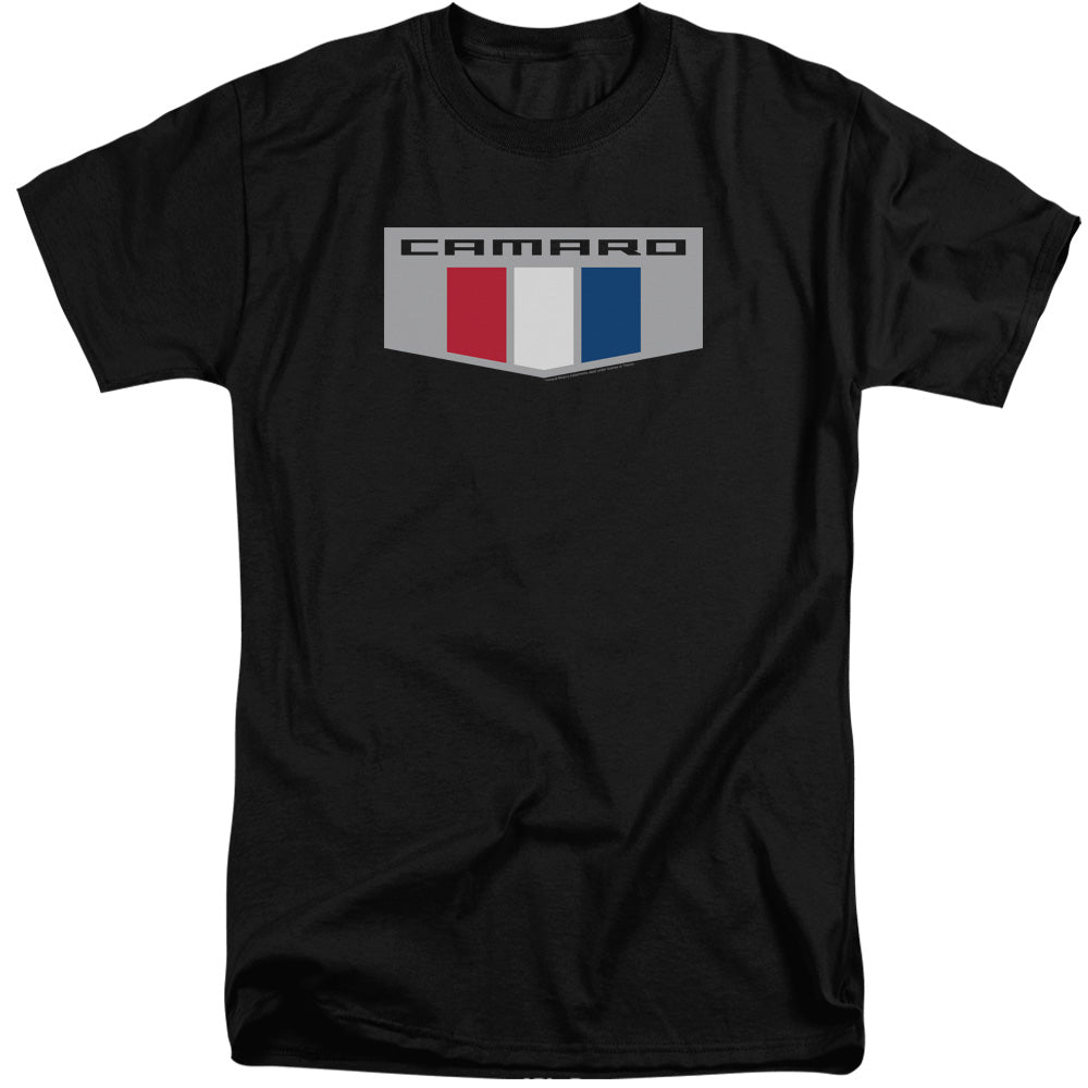 Chevrolet Chrome Emblem Mens Tall T Shirt Black