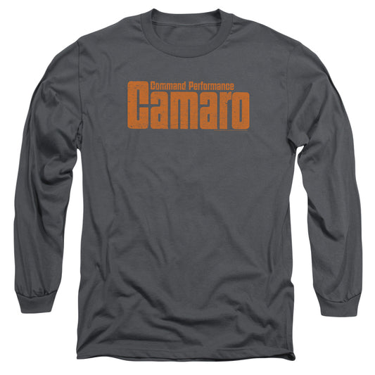 Chevrolet Command Performance Mens Long Sleeve Shirt Charcoal