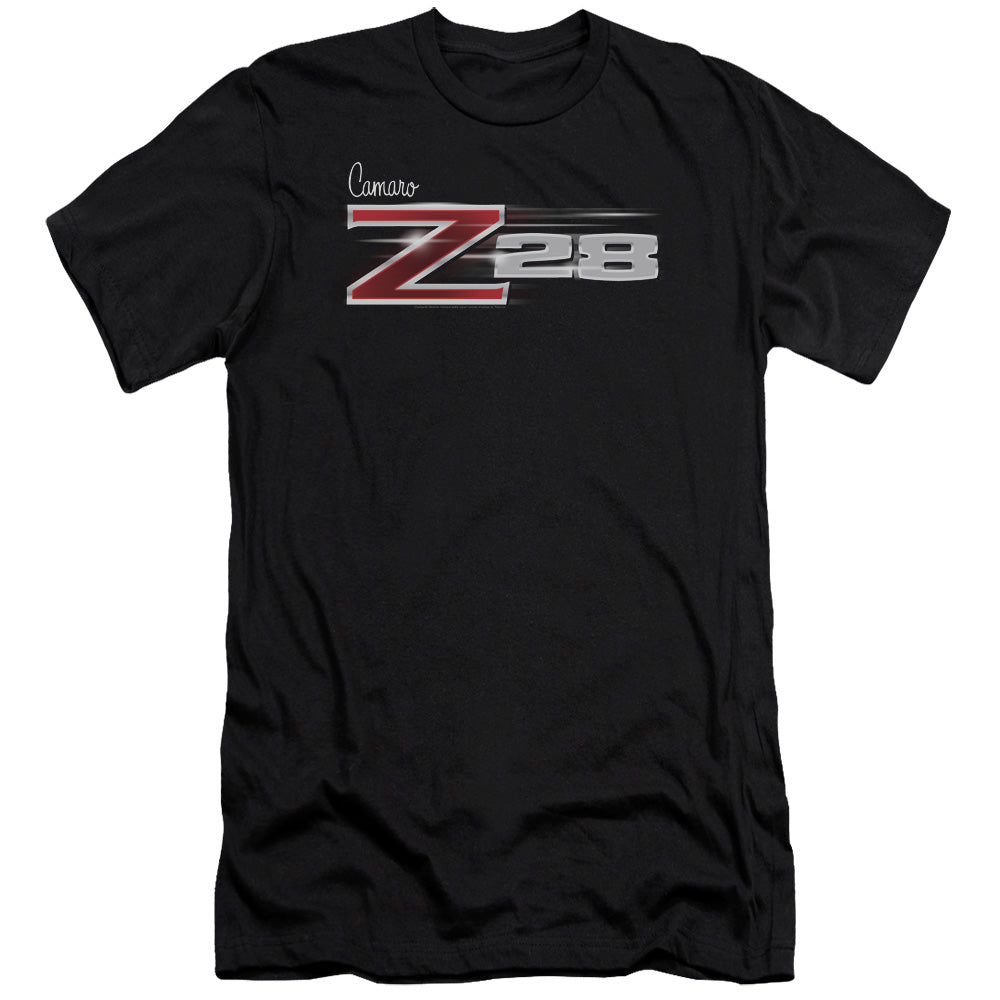 Chevrolet Z28 Logo Slim Fit Mens T Shirt Black