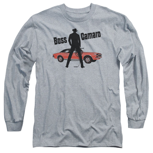 Chevrolet Boss Mens Long Sleeve Shirt Athletic Heather