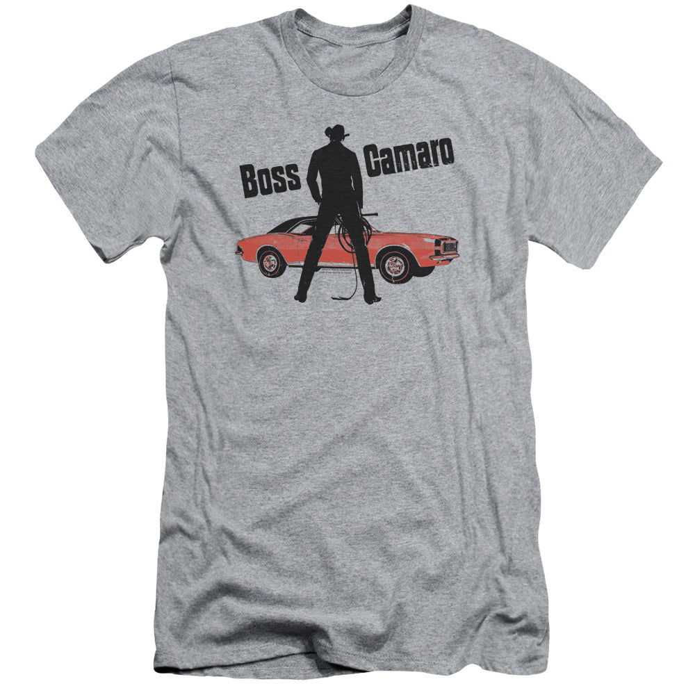 Chevrolet Boss Slim Fit Mens T Shirt Athletic Heather