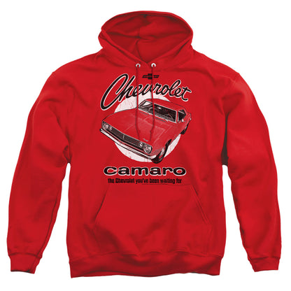 Chevrolet Retro Camaro Mens Hoodie Red