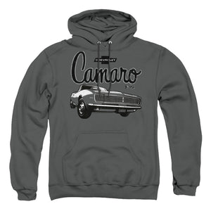 Chevrolet Script Car Mens Hoodie Charcoal